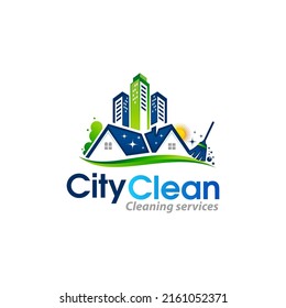 Illustration graphic vector of cleaning services concept logo design template