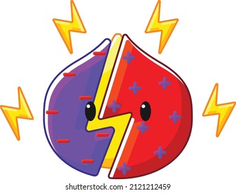 Illustration Graphic Vector Of  Cool And Cute Little Slime Character Cartoon For Mobile Apps, Icon, And Video Game.