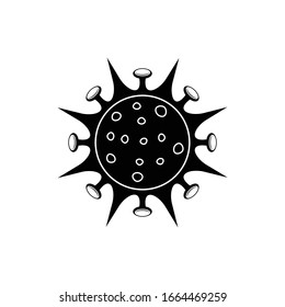 illustration graphic vector of corona virus in wuhan,corona virus infection. 2019-nvoc virus.corona virus microbe.