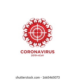 illustration graphic vector of corona virus in wuhan,corona virus infection. 2019-nvoc virus.corona virus microbe.
