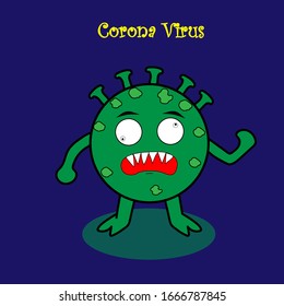 illustration graphic vector of corona virus