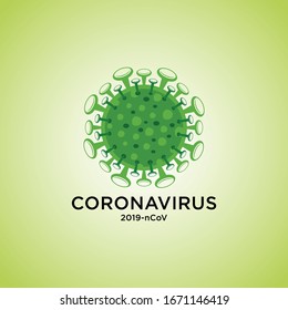 Illustration Graphic Vector Of Corona Virus In Wuhan,corona Virus Infection. 2019-nvoc Virus.corona Virus Microbe.	