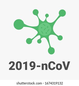 illustration graphic vector of corona virus in wuhan,corona virus infection. 2019-nvoc virus.corona virus microbe.