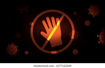 illustration graphic vector of corona virus in wuhan,corona virus infection. 2019-nvoc virus.corona virus microbe.