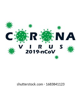 illustration graphic vector of corona virus in wuhan, corona virus infection. 2019-nvoc virus.corona virus microbe. Corona