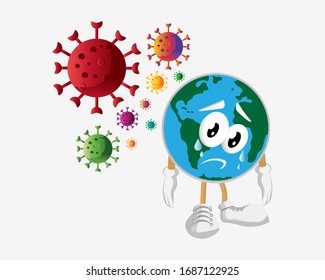 
illustration graphic vector of corona virus.Corona attacks the world.corona virus infection.2019 nvoc virus.
corona virus microbe
