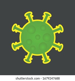 illustration graphic vector of coronavirus ,coronavirus infection.  