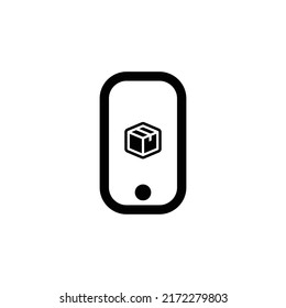 illustration graphic vector is delivery mobile apps. Perfect for website, shop, social media announcement, banner or flyer.