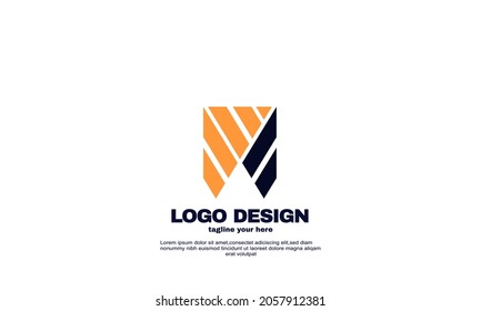 Illustration of graphic  Vector design elements for your business corporate company logo, abstract colorful. Modern logotipe, business company corporate design template.