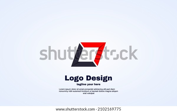 Illustration of graphic \
Vector design elements for your business corporate company logo,\
abstract colorful. Modern logotipe, business company corporate\
design template.