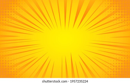 Illustration graphic vector of the dot circle with light sun for advertisement commercial business template design