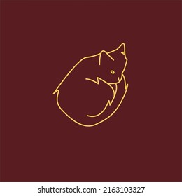 Diseño de gatos elegantes para vectores gráficos de ilustraciones