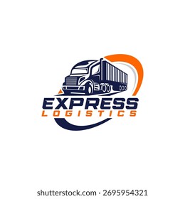 Illustration graphic vector of express logistic and delivery logo design template