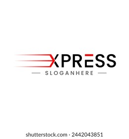 Illustration graphic vector of Fast Express Delivery Logo. Modern Transport Logistic Logo Template Design.