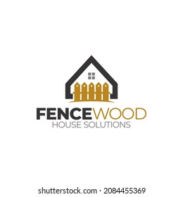 Illustration graphic vector of fence home solution logo design template