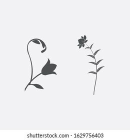 Illustration graphic vector of flower icon set.