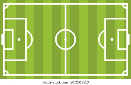 illustration graphic vector of Football field, nice and very suitable for sports or football fans