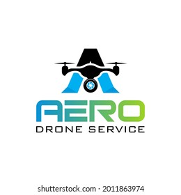 Illustration graphic vector future of drone technology logo design template