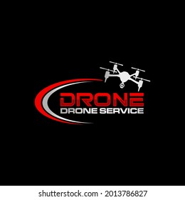 Ilustración del futuro vectorial gráfico de la plantilla de diseño del logotipo de la tecnología de drones