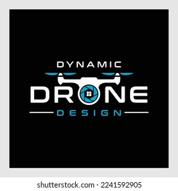 Illustration graphic vector future of drone technology logo design template