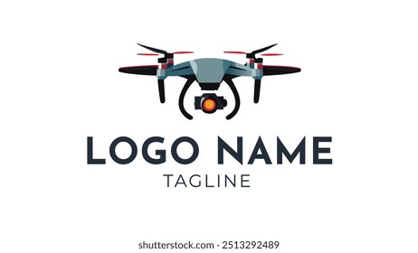 Illustration graphic vector future of drone technology logo design template. Unique drone logo design inspiration