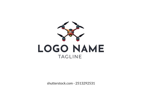 Illustration graphic vector future of drone technology logo design template. Unique drone logo design inspiration