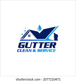 Ilustración vector gráfico de instalación de alcantarillado y plantilla de diseño del logotipo del servicio de reparación