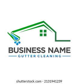 Illustration graphic vector of gutter installation and repair service logo design template