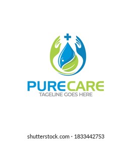 Illustration graphic vector of hand care logo design template