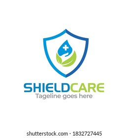 Illustration graphic vector of hand sanitizer logo design template