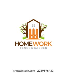 Illustration graphic vector of home fence solutions logo design template