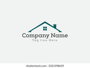 Ilustración vector gráfico del diseño del logotipo del edificio de viviendas