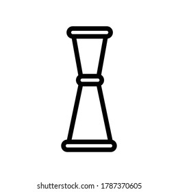 Illustrationsgrafik Vektorgrafik ist der meist benutzte Bartender mit schwarzem Umriss Stil. Ideal für Icon, Banner, Flyer, Broschüre.