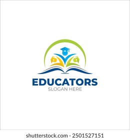 Illustration graphic vector of learning and education logo design template