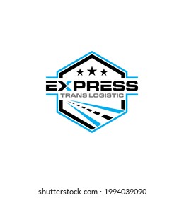 Illustration grafische Vektorgrafik von Logistik- und Lieferfirmenlogo-Design-Vorlage