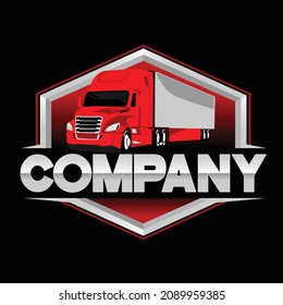 Illustration graphic vector of logistics and delivery company logo design template