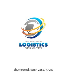 Illustration graphic vector of logistics and delivery services company logo design template