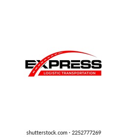 Illustration graphic vector of logistics and delivery services company logo design template