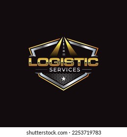 Illustration graphic vector of logistics and delivery services company logo design template