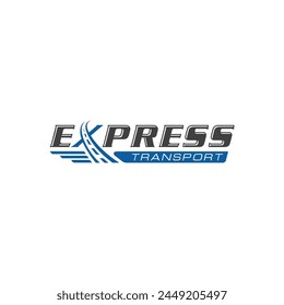 Illustration graphic vector of logistics and delivery services company logo design template