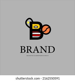 logotipo gráfico vectorial B