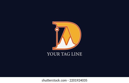 illustration graphic vector of logo your name davian