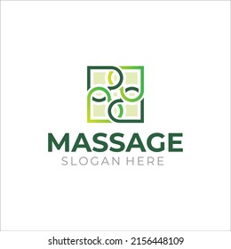 Illustration graphic vector for massage therapy, health care logo design template