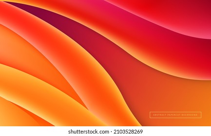 Illustration graphic vector of modern abstract orange and purple background design template 