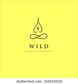 Illustration graphic vector nature wild logo