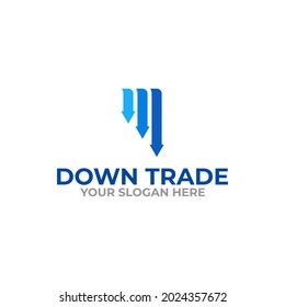 Illustration graphic vector of new trade for financial company business logo design template