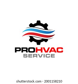 Ilustración vector gráfico de fontanería, calefacción y servicio de refrigeración Plantilla de diseño de logotipos