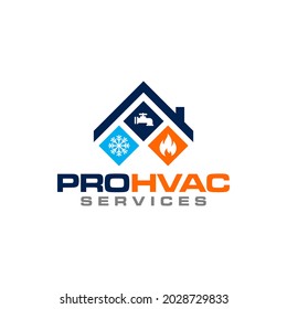 Illustration Graphic Vector Of Plumbing, Heating And Cooling Service Logo Design Template