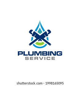 Illustration graphic vector of plumbing and maintenance service Logo Design template