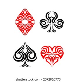 Illustration graphic vector of Poker card element Playing card casino gambling
